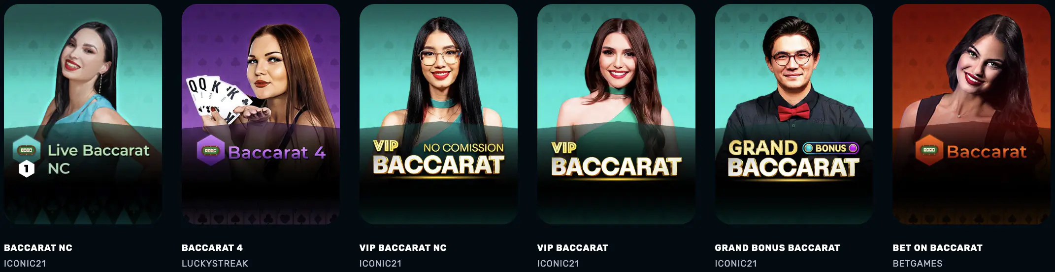 BACCARAT at RocketPlay